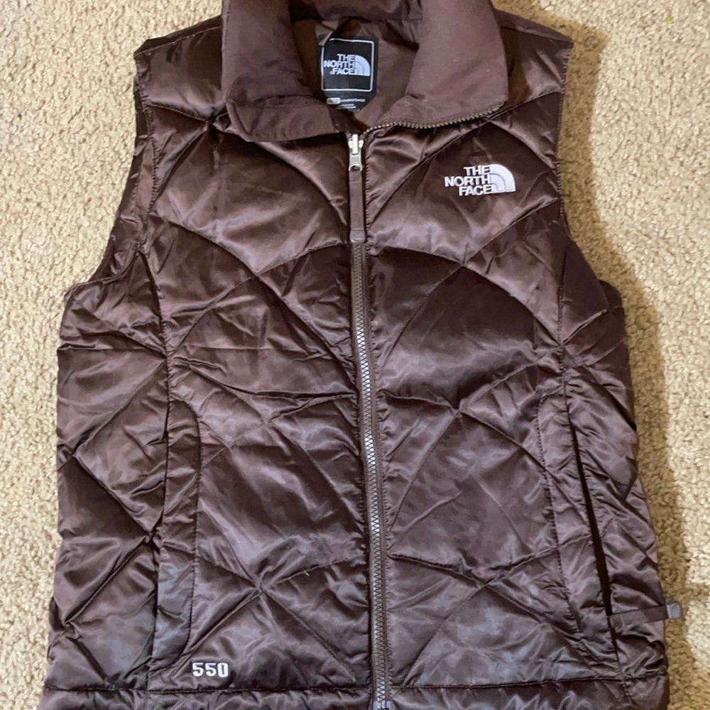 The North Face brown vest